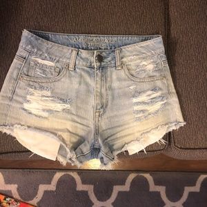 American Eagle Light-wash Denim Shorts